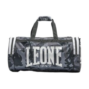 Borsone Camouflage Sport Leone 1947 Accessori Fitness AC906 Grigio Mimetico