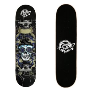 Skateboard Senior Skull Effea Accessori Skate SKM3102 Nero