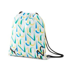 Gym Sack Neymar Jr Puma Accessori Sacche 078837 White-Dandelion-Black-Gre