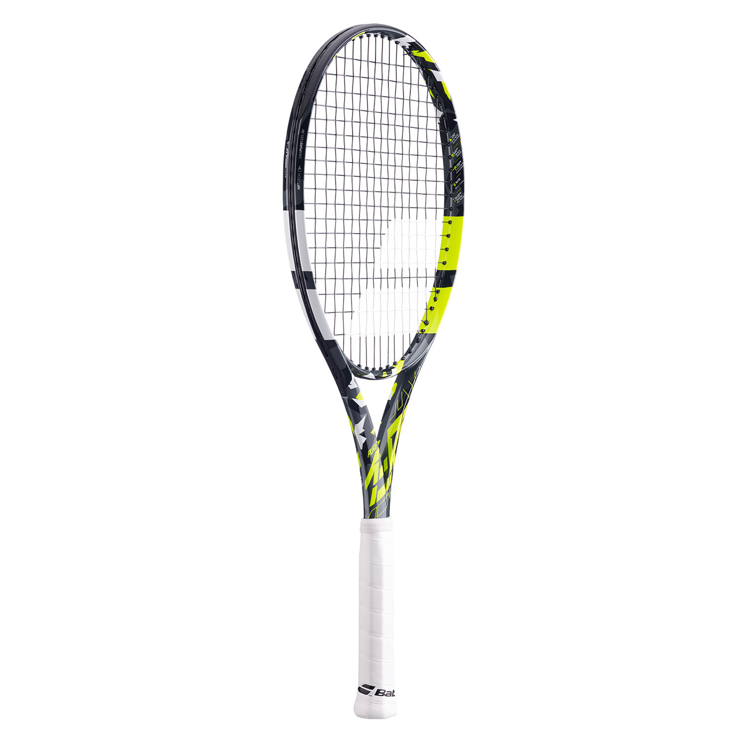 Pure Aero Lite Unstrung No Cover Babolat Accessori Tennis 101491 PROMO Grigio/giallo/bianco