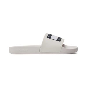 Tommy Jeans Flag Pool Slide-Ciabatta Uni Tommy Jeans Uomo Ciabatte EN0EN02115TCR Ecru'