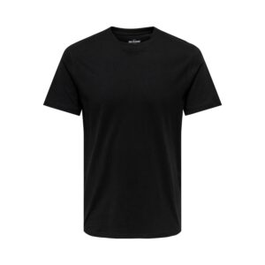 Max Life Ss-T-Shirt Uomo Man/corta Only&sons Uomo T-Shirt 22025208 NOOS Black