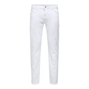 Weft Regular-Jeans Uomo Only&sons Uomo Jeans 22031993 White Denim