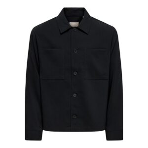 Will-Camicia Uomo Only&sons Uomo Camicie 22036352 Black