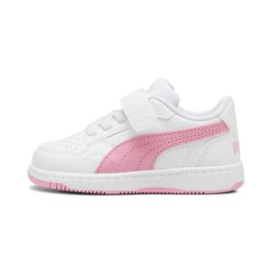 Puma Reb-L Ac+ Inf-Scarpa Unisex Con Vel Puma Bambini Scarpe 398996 Puma White/mauved Out/magenta