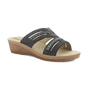 Ciabatta Donna In Blu Donna Ciabatte PV-18 Nero