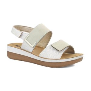 Sandalo Donna Con Velcro In Blu Donna Sandali FT-30 Ghiaccio