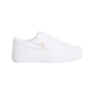 Vulc Flatform Low Cv Mg-Sneakers Donna Calvin Klein Donna Scarpe YW0YW0176301W Triple Bright White