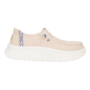 Wendy Peak Chambray Woven W-Scarpa Donna Hey Dude Donna Scarpe 41946 Tan