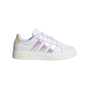 Streettalk J Scarpa Con Lacci Adidas Bambini Scarpe JQ1805 White