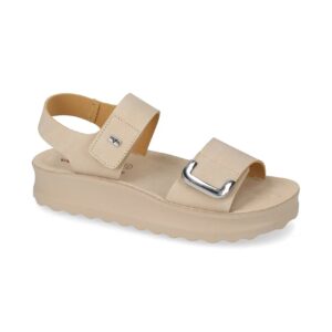 Sandalo Donna Con Velcro Valleverde Donna Sandali V37195U Beige