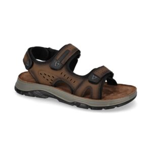 Sandalo Uomo Con Velcro Valleverde Uomo Sandali 54831 Brown