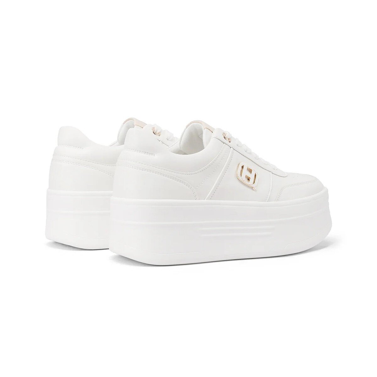 Sneakers Con Lacci Donna Queen Helena Donna Scarpe X34-8 White