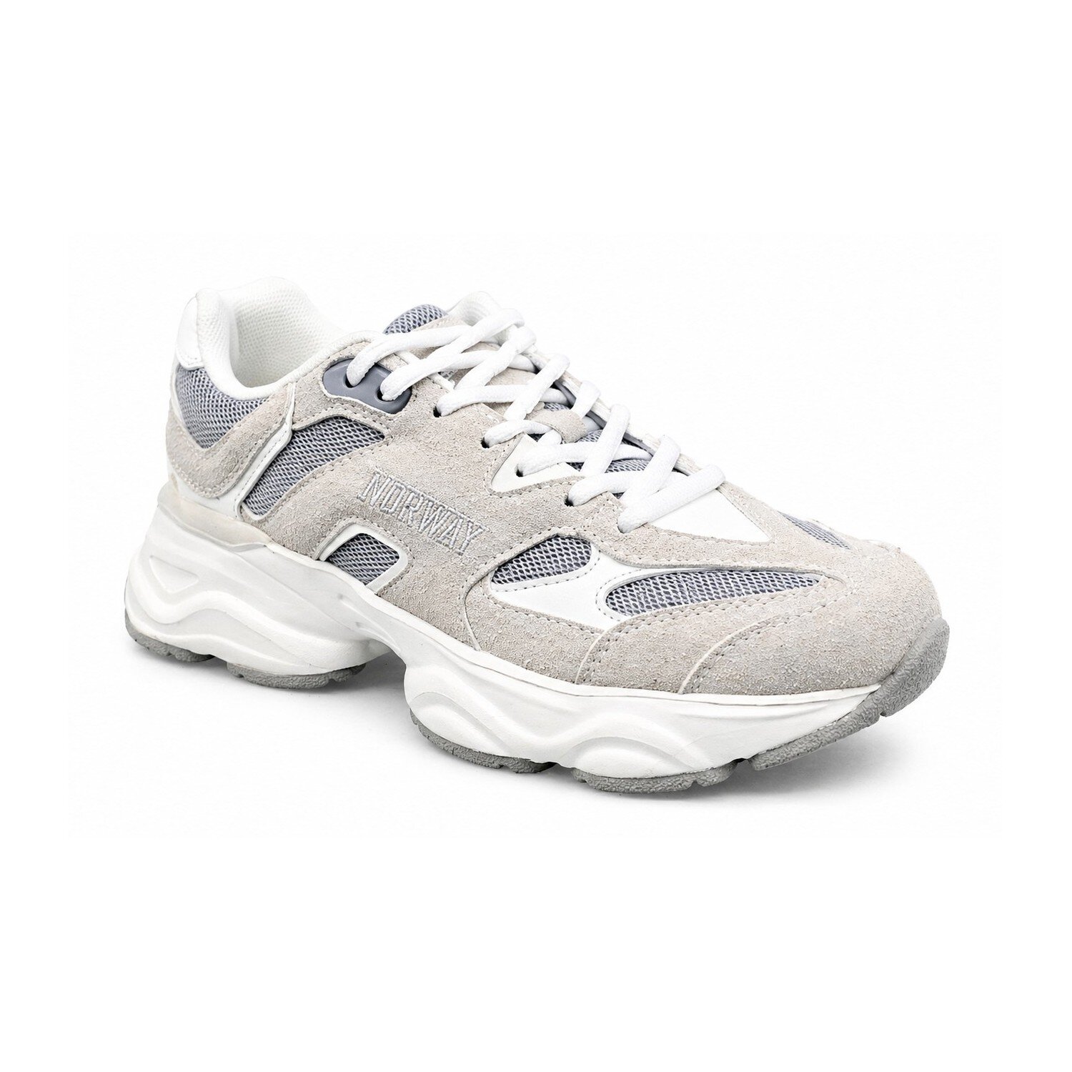 Harald-Sneakers Con Lacci Unisex Norway Donna Scarpe 861079 White