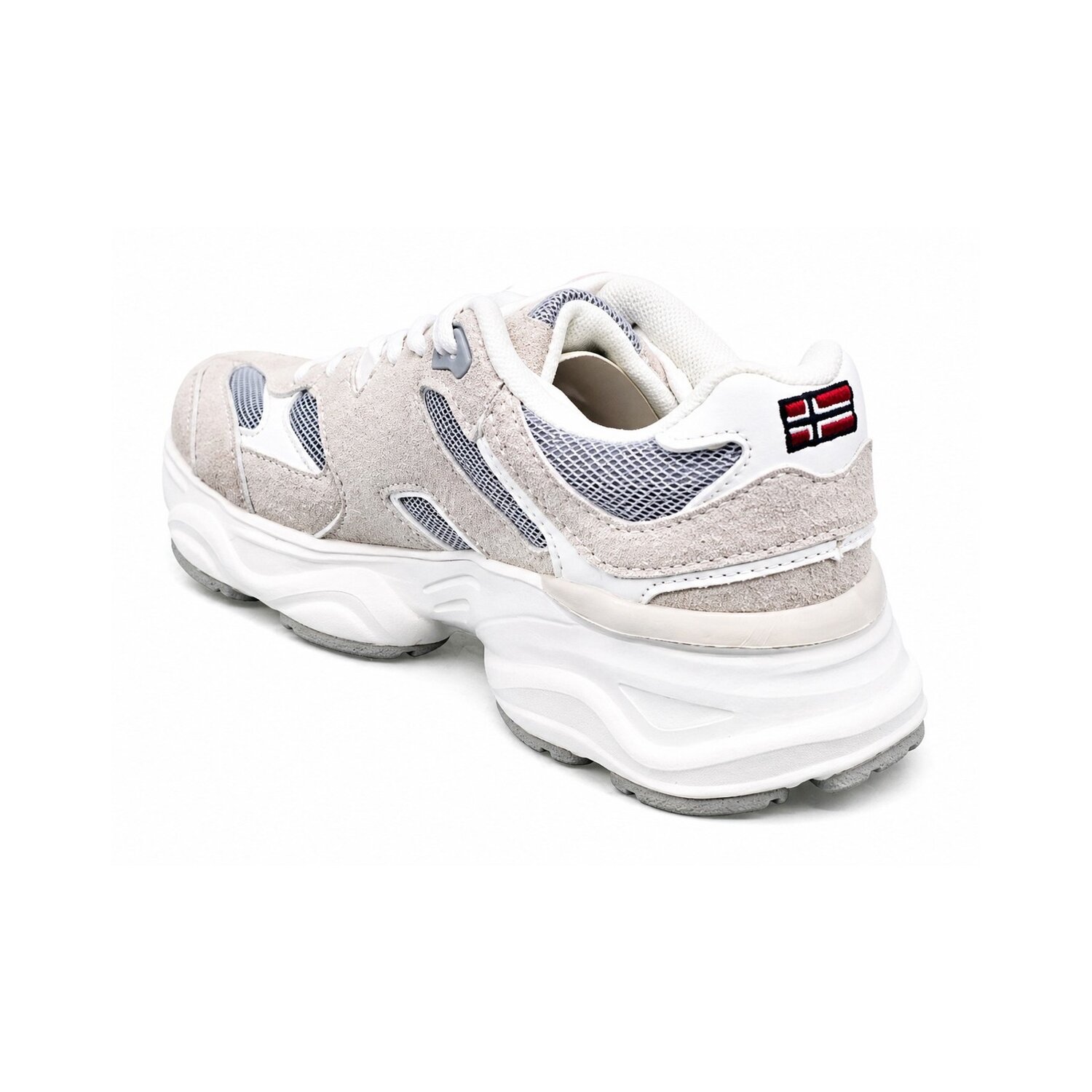 Harald-Sneakers Con Lacci Unisex Norway Donna Scarpe 861079 White
