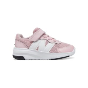 578-Scarpa Running Bimba Con Velcro New Balance Bambini Scarpe IT578PK Pink/white