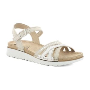 Sandalo Donna Con Fibbia In Blu Donna Sandali CN-54 Ghiaccio