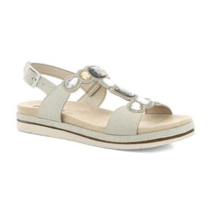 Sandalo Donna Con Fibbia In Blu Donna Sandali SA-57 Ghiaccio