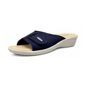 Ciabatta Donna Con Velcro Fly Flot Donna Ciabatte T4A57BE Blu