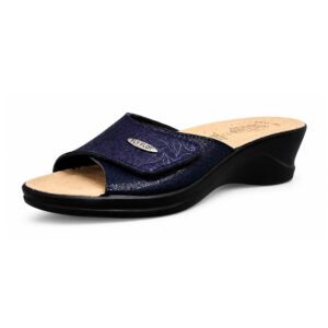Ciabatta Donna Con Velcro Fly Flot Donna Ciabatte 96A63PE Blu