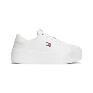 Tjw Script Cupsole Flatform-Sneakers Don Tommy Jeans Donna Scarpe EN0EN02961YBL Ecru'