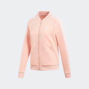 Giacca Tuta Donna C/zip Lunga Adidas Donna Giacche DV2635 Dust Pink
