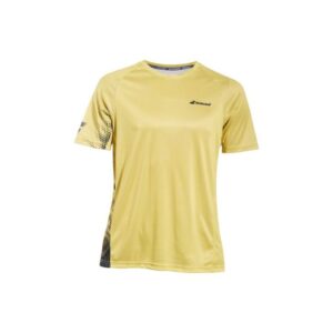 Perf Cneck Tee Bimbo Tennis Babolat Bambini T-Shirt 2BS19011 7007-Dk Yellow/black