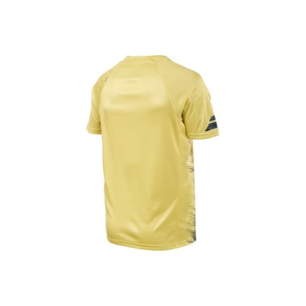 Perf Cneck Tee Bimbo Tennis Babolat Bambini T-Shirt 2BS19011 7007-Dk Yellow/black