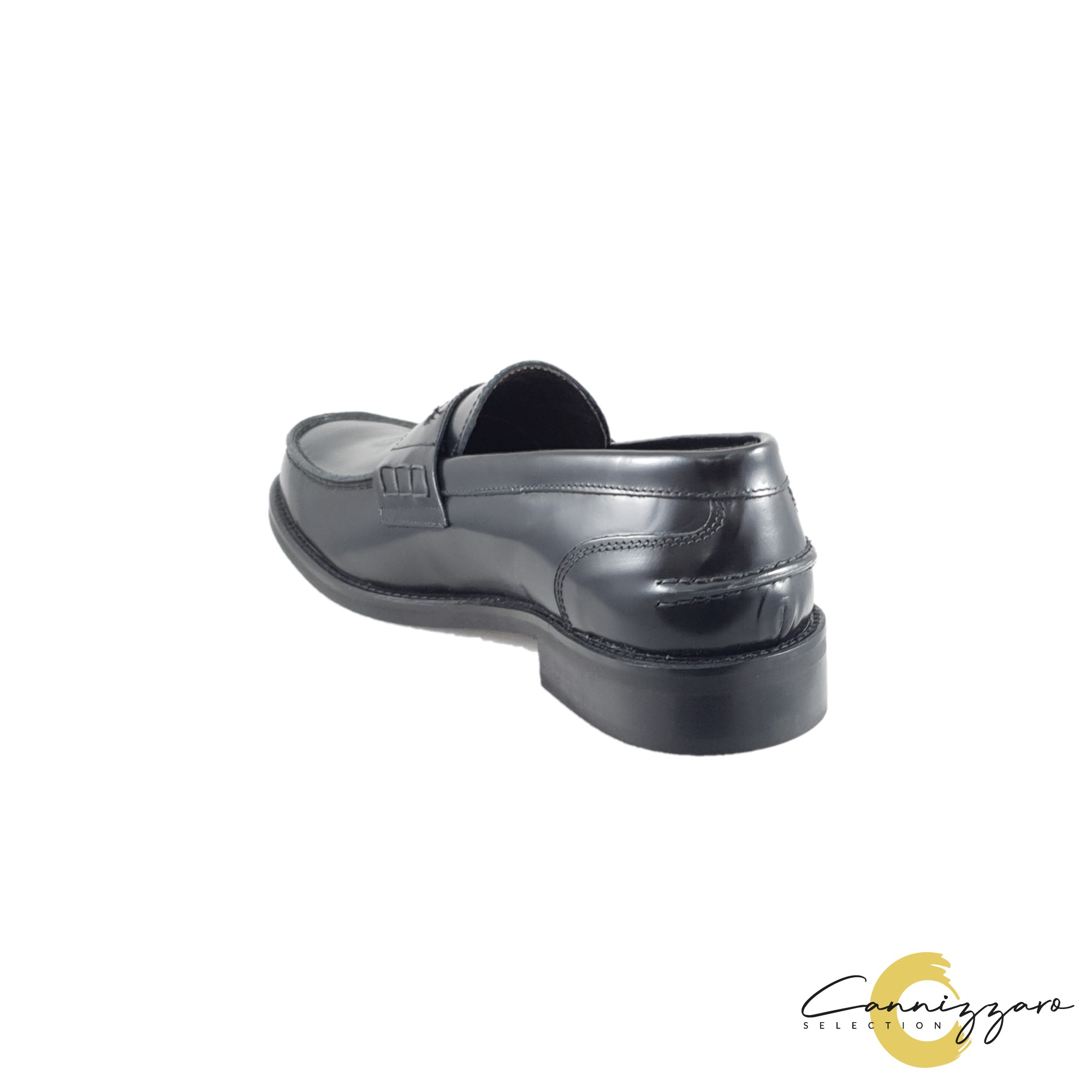Mocassino Uomo Pelle Cannizzaro Selection Uomo Mocassini 579 ABRASIVATO Nero