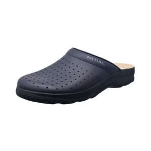 Sanitario Uomo Sottopiede Pelle Fly Flot Uomo Ciabatte 82028BE Blu