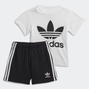 Completino Bimbo T-Shirt+pantaloncino Adidas Bambini Completini FI8318 White