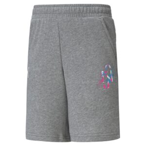 Bermuda Bimbo Neymar Jr Puma Bambini Shorts 605561 Medium Grey Heather