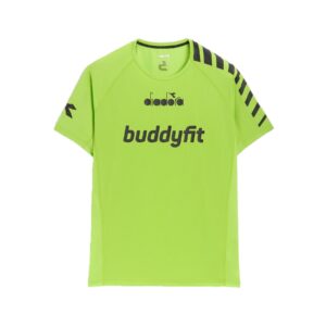 T-Shirt Super Light Buddyfit Diadora Uomo T-Shirt 178777 PROMO Verde Lime