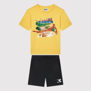 Completino Bimbo T-Shirt+short Diadora Bambini Completini 178252 PROMO Giallo Regno