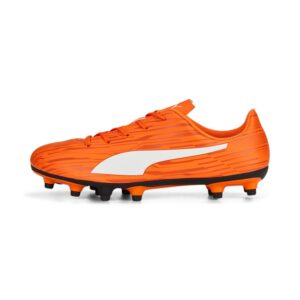 Rapido Iii Fg/ag Jr Scarpa Calcio Puma Bambini Calcio 106576 Dragon Fire/puma White