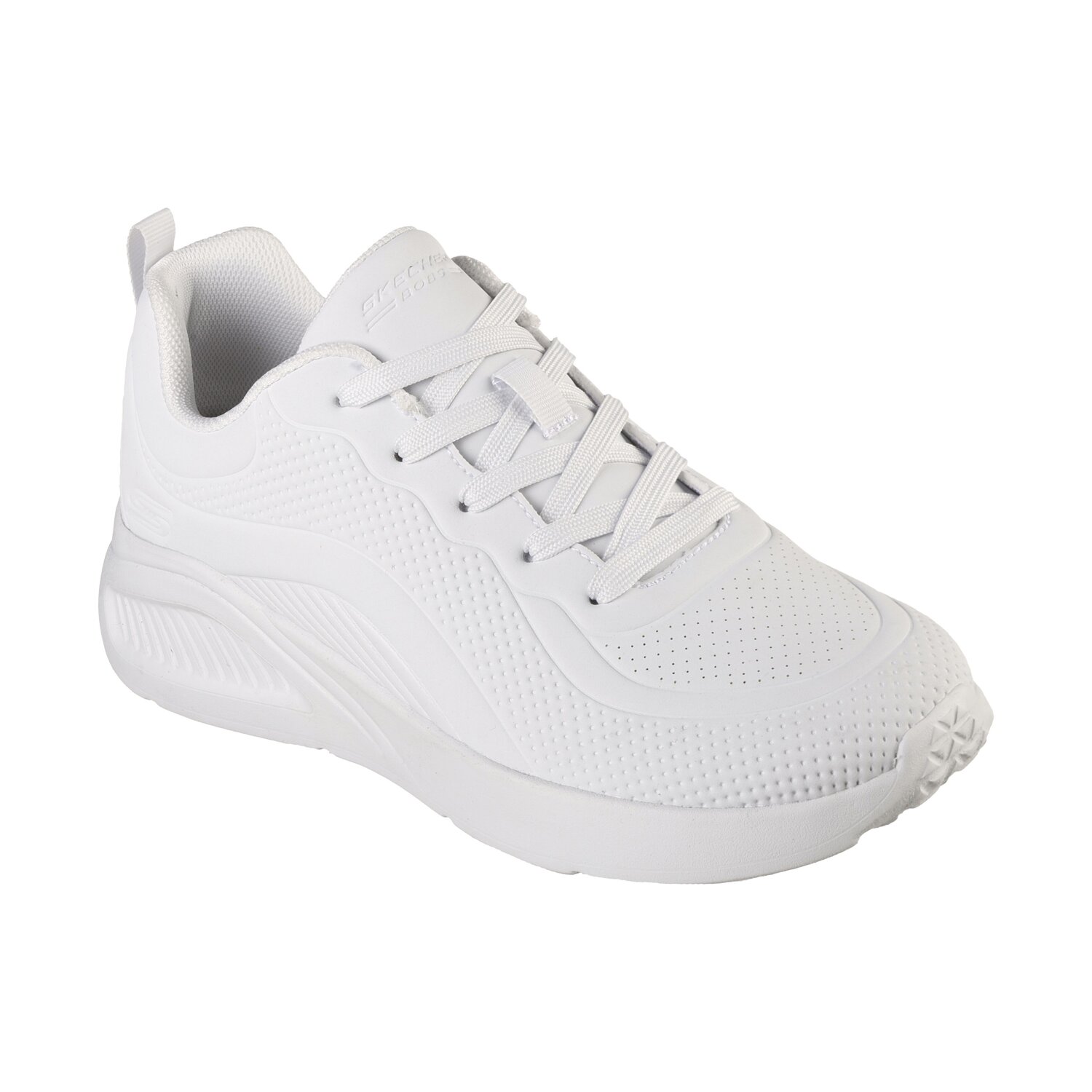 Scarpa Donna Con Lacci Skechers Donna Scarpe 117151 White
