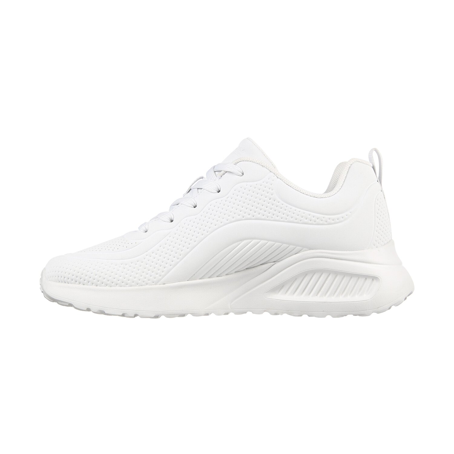 Scarpa Donna Con Lacci Skechers Donna Scarpe 117151 White