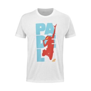 T-Shirt Uomo Padel Man/corta Babolat Uomo T-Shirt 6MS22441 PROMO White/white
