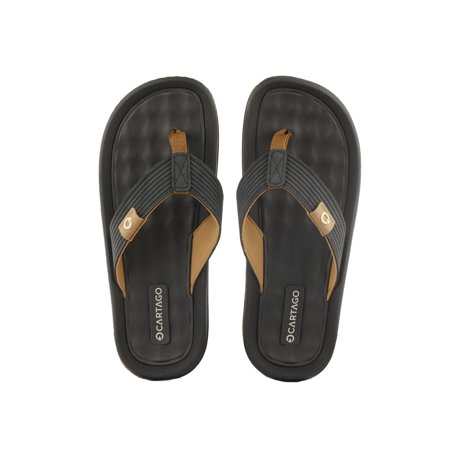 Dunas Vi Infradito Uomo Cartago Uomo Infradito 82614 Beige/black/brown