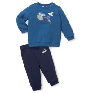 Tuta Bimbo/a Girocollo Puma Bambini Tute 670141 Lake Blue/peacoat