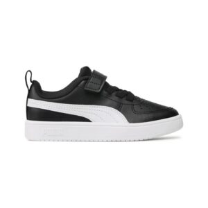 Puma Rickie Ac+ Ps Sneakers Con Velcro Puma Bambini Scarpe 385836 Puma Black/puma White