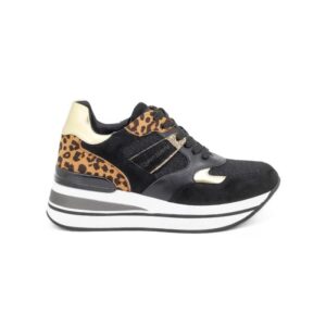 Scarpa Donna C/lacci Queen Helena Donna Scarpe X27-49M Maculato/black