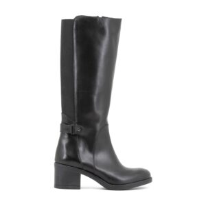 Stivale Donna Pelle Queen Helena Donna Stivali QH21/L 46 Black