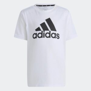 T-Shirt Bimbo Man/corta Adidas Bambini T-Shirt IC3830 White/black