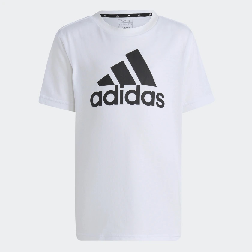 T-Shirt Bimbo Man/corta Adidas Bambini T-Shirt IC3830 White/black