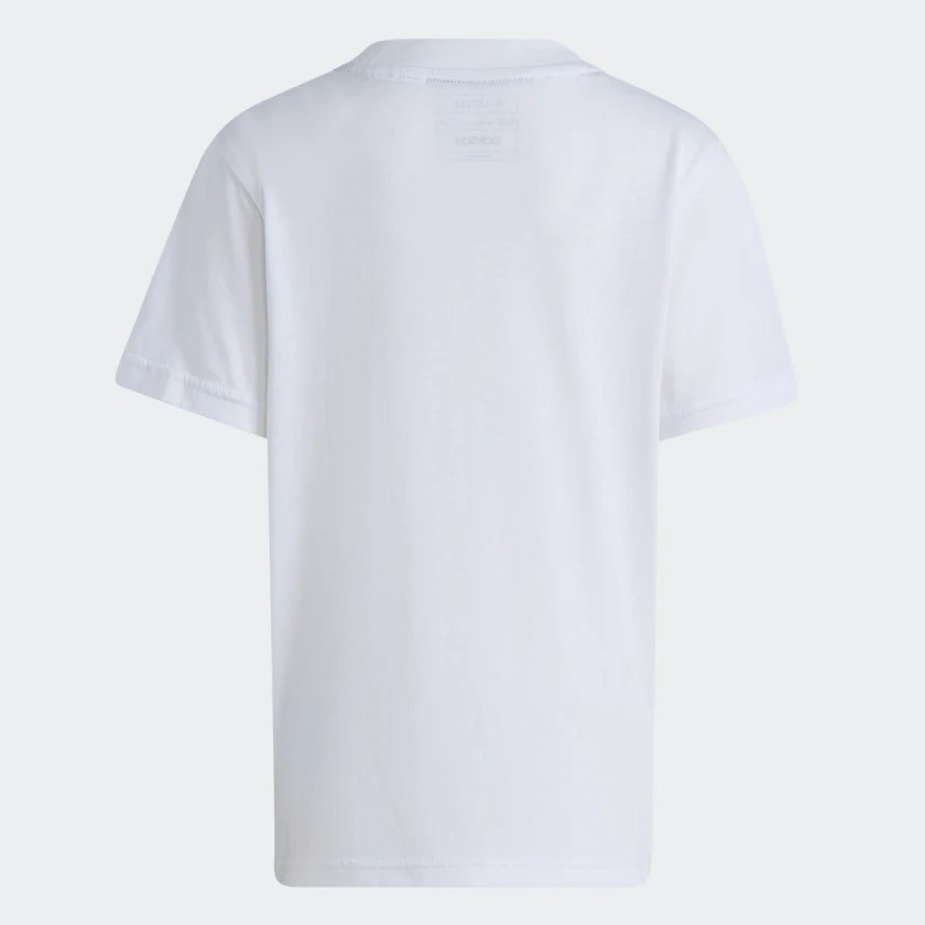 T-Shirt Bimbo Man/corta Adidas Bambini T-Shirt IC3830 White/black