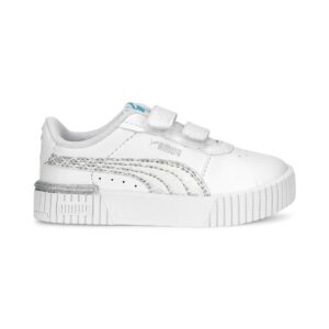 Carina 2.0 Mermaid V Inf Scarpa C/velcro Puma Bambini Scarpe 389745 P.white/h.blue/p.silver