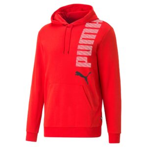 Felpa Uomo C/cappuccio Puma Uomo Felpe 673374 For All Time Red