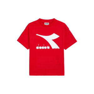 T-Shirt Bimbo Man/corta Diadora Bambini T-Shirt 179354 Rosso Carmine