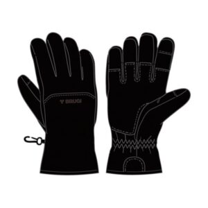 Guanti Da Neve Donna Brugi Accessori Guanti Z52J Black/grey